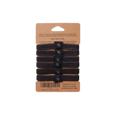 Hair Ties - Plastic Free - Black - Hair Care Accessories