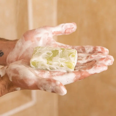 Solid Shower Gel - Lime & Sandalwood - Bath & Shower